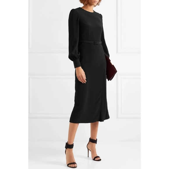 CO Essentials Pleated Panel Midi Dress | NWT | Size XS - Picture 2 of 15